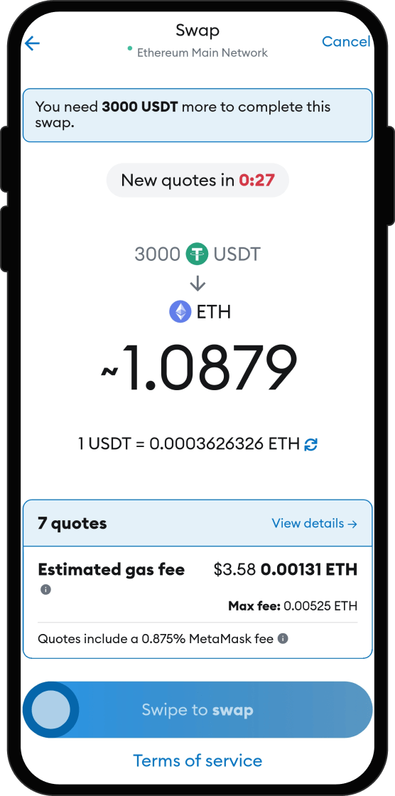 Swap Your USDT for Bitcoin BEP2